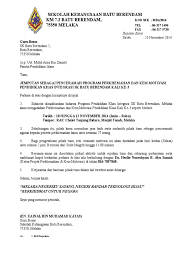 Menghantar surat jemputan konsert kepada artis. Surat Jemputan Penceramah