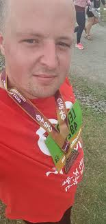 Here's a a rather jolly one for my lovely grandmother Sally Maynard. The  Great North Run