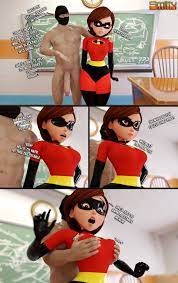 How to defeat a Heroine: With Elastigirl comic porn | HD Porn Comics