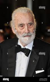 Christopher lee premiere hi-res stock photography and images