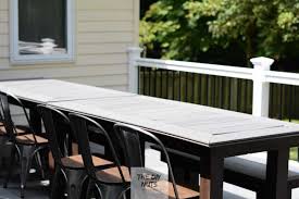 The table would primarily require a teak top, which can be found at your nearest home improvement store. Diy Outdoor Table What To Do With Leftover Composite Decking The Diy Nuts