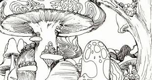 These magical mushroom designs were hand drawn by seawitchprints. Print Out Trippy Coloring Pages Shrooms