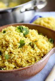 Indian Spiced Cauliflower Rice The Food Charlatan Spiced Cauliflower Cauliflower Dishes Vegetable Side Dishes
