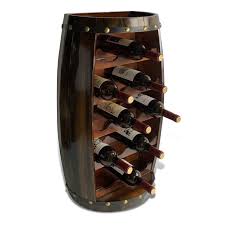 Decorate your bar cart with evergreen boughs, and make clean up a breeze by serving drinks and hors d'oeuvres with paper cocktail napkins. Cota Global Alexander Wall Mounted Wine Rack 18 Wine Bottles Freestanding Wooden Barrel Wine Holder Hanging