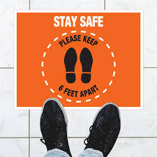 The national health commission said in a statement all of the new cases were imported infections originating from overseas. Covid 19 Social Distancing Floor Decals Floor Graphics