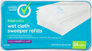 What is a wet dream? Wet Cloth Sweeper Refills Fresh Scent 24 Ct Simply Done