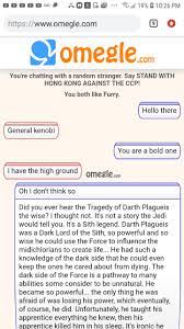 Was on omegle decided to see if someone caught the bait it worked :  r/PrequelMemes