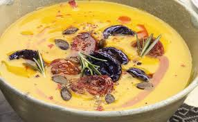 Veloute De Potiron Au Chorizo Ww Plat Et Recette Veloute Potiron Recette Potiron Potiron