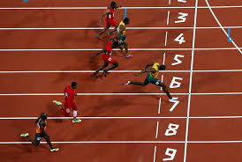 Ylab=winning time for the 100m men's final (s)) points(golddata$year, golddata$result) lines(years, predictions, col=red) points(2012, predictionslength(years), pch=19. London 2012 Olympics Winning Moments Usain Bolt Usain Bolt Olympics Olympic Training