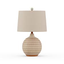 Modrn Natural Boho Ceramic Table Lamp Walmart Com In 2020 Ceramic Table Lamps Boho Table Lamps Ceramic Table
