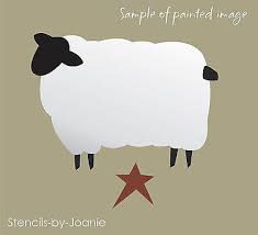 Primitive Country Stencil Saltbox Village Set House 5 Home Church 3 5 Tall 14 95 Primitive Sheep Animal Stencil Primitive Decorating Country