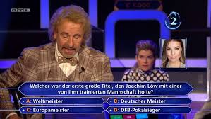 Wer es deutlich schwerer haben will, macht bei unserem wer wird millionär quiz mit, bei dem wir die 1 mio. Wer Wird Millionar Thomas Gottschalk Schockiert Mit Macho Spruch Stohnen