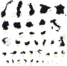 In diesem workshop aus videofilmen 6/2013 wird aus kartenmaterial der umriss eines landes erzeugt, um darin titel oder filmszenen einblenden zu können. Ingofonts Countries Of Europe