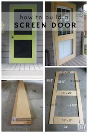 You have multiple options for thickness, wood build the door to fit inside the jambs if possible. How To Build A Screen Door Diy Screen Door