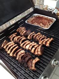 Baba Kevin S Bbq Back Ribs And Pulled Pork On The Grill For The Game Food Pulled Pork Grilled Pork