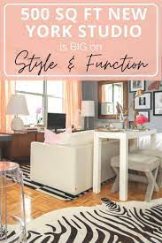 Charming 500 Sq Ft New York Studio Apartment Is Big On Style Function New York Studio Apartment Studio Apartment Layout New York Studio