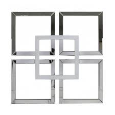 Only £28.33 each when you buy 3 or more. White Manhattan Geo Mirror Wall Art