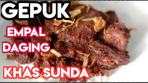 19.4.2017 bismillah.hari ini saya masak empal/gepuk suwir mumpung ada stok daging sisa . Cara Memasak Gepuk Daging Sapi Khas Sunda Resep Empal Gepuk Empuk Enak Youtube