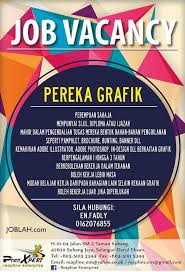 Graphic designer, pereka grafik, graphic designer / pereka grafik and more on indeed.com. Jawatan Kosong On Twitter Jawatan Kosong Pereka Grafik Di Selangor Graduan Dipelawa Untuk Memohon Https T Co 4qxe2euots