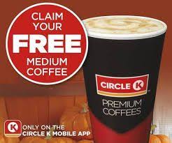 Free Medium Coffee Beverage At Circle K Mobile Coffee Drinks Beverages Coffee