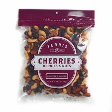 Kroger fruit & nut trail mix · contains: Ferris Roasted Salted Cherries Berries Nuts Trail Mix 16 Oz Kroger