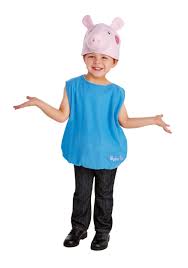 Boy S George Pig Costume Pig Costumes Peppa Pig George Toddler Halloween Costumes