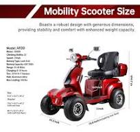1000W 4-Wheel All-Terrain Electric Power Mobility Scooter ...