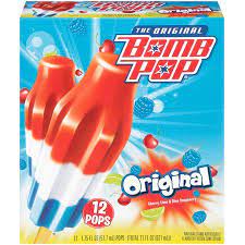 Bomb Pop Original Bar - Walmartcom Bomb Pop Raspberry Bars Blue Raspberry