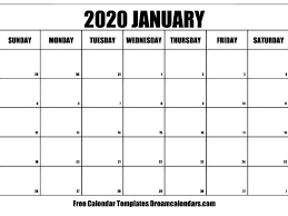 For those born in january, they have a beautiful red birthstone known as garnet. Free Printable January 2020 Calendar Teaching Resources
