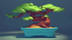 Bonsai Tree 3d Illustration Speed Art Cinema 4d Art Timelapse Youtube