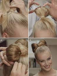 Maybe you would like to learn more about one of these? The Bow Bun 20 Amazing Step By Step Bun Hairstyles Bow Hairstyle Hair Styles Summer Hairstyles