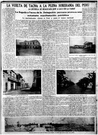 Jun 27, 2021 · actualizado cada hora. Reincorporacion De Tacna Al Peru Wikipedia La Enciclopedia Libre