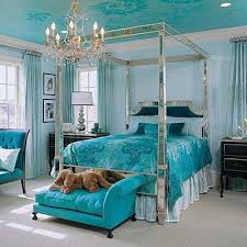 Turquoise Bedroom Love The Four Poster Beautiful Room Turquoise Room Bedroom Turquoise Eclectic Bedroom