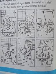 Untuk memperoleh info terkini, anda bisa simak koleksi karikatur mudah di gambar tema sosial. 1 Buatlah Komik Dengan Tema Kepedulian Sosial 2 Berilah Dialog Pada Komik Berikut Brainly Co Id