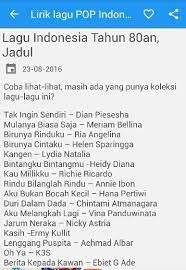 Situs download lagu gratis, gudang lagu mp3 indonesia, lagu barat terbaik. Lagu Indonesia Tahun 80 An For Android Apk Download