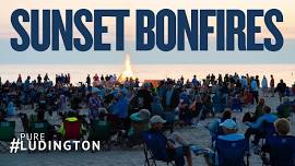 Pure Ludington Sunset Beach Bonfires