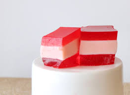 Valentine's Day 3 Layer Finger Jello - Six Clever Sisters
