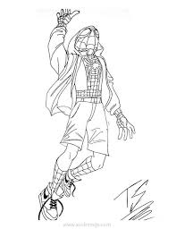 Spiderman spiderverse spider verse peni parker spider robot how to draw spiderverse characters. Miles Morales Spider Man Coloring Pages Miles Morales Spiderman Spider Coloring Page Spiderman Coloring