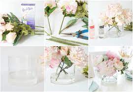The regular silk petals do not float in water, they will gently sink to the bottom. Diy Faux Water For Artificial Flowers