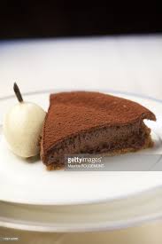 Chocolate Tart By French Chef Bernard Pacaud In Restaurant L Ambroisie Tarte Au Chocolat Alimentation