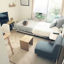 ひとり暮らしワンルームのソファの配置例ってどんなの ご参考例いろいろ folk 部屋 レイアウト 6畳 インテリア ソファ 配置