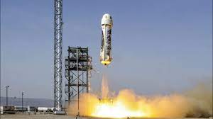 Jeff bezos will be flying to space on the first crewed flight of the new shepard, the rocket ship made by his space company, blue origin. Blue Origin Ns 12 New Shepard Rocket Flight And Landing Youtube