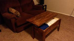 Using table saw, cut 4 of the 39 1x8 pieces of ash to a width of 6 ⅜. Diy Lift Top Coffee Table Album On Imgur