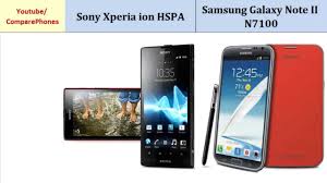 Sony Xperia ion HSPA VS Samsung Galaxy ...