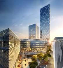 This New Mixed Use Complex In Shenzhen S Longgang District Is Designed To Be A Vibrant Hub F Architecture Building Business Architecture Architecture Rendering