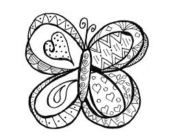 Butterfly Doodle Coloring Page Butterfly Coloring Page Spring Coloring Pages Doodle Coloring