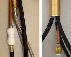 Of course, if you aren't going to buy original replacement in the video below you will see just how easy is to replace a pull out hose on kitchen faucet. Correct Hose For The K 10433 Forte Pull Out Kitchen Faucet Kohler