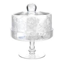 Make Your Cakes Even More Irresistible By Presenting Them In This Etched Glass Cake Dome Who Could Possibly Say No Sainsburys Home Sainsburys Mini Cake Dome