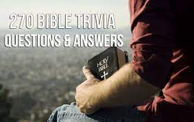 A lot of individuals admittedly had a hard t. 270 Bible Trivia Questions Answers New Old Testament Bible Facts Trivia Questions And Answers Bible Quiz