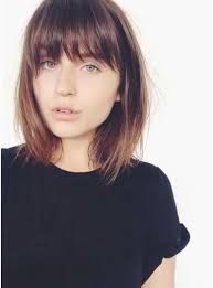 If You Re A Beautiful Brunette Than You Know That Brown Is Never Simply Brown It Has A Variety Of Medium Length Hair With Bangs Hair Lengths Short Hair Styles